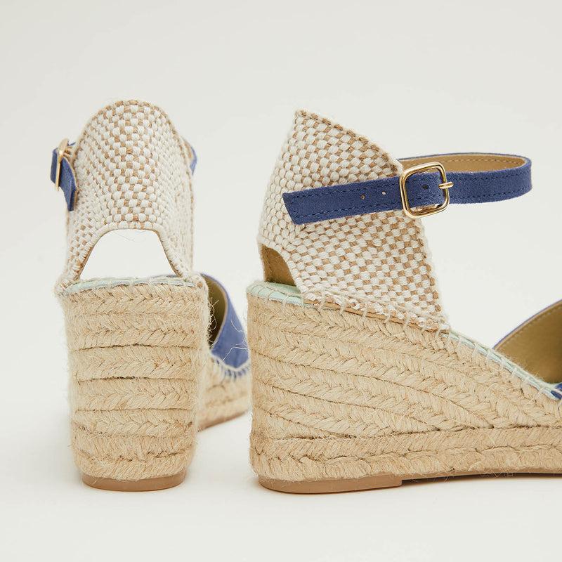 star love alpargata mujer cuña ATRIA BALTIC Hebilla En oferta