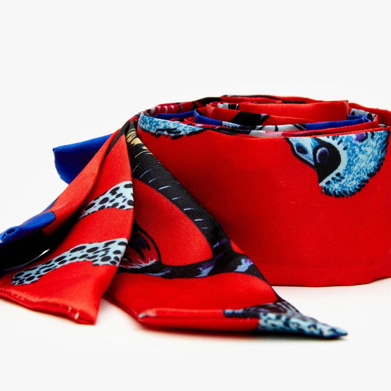 star love Cinta tubular raso Rojo Ofertas de temporada