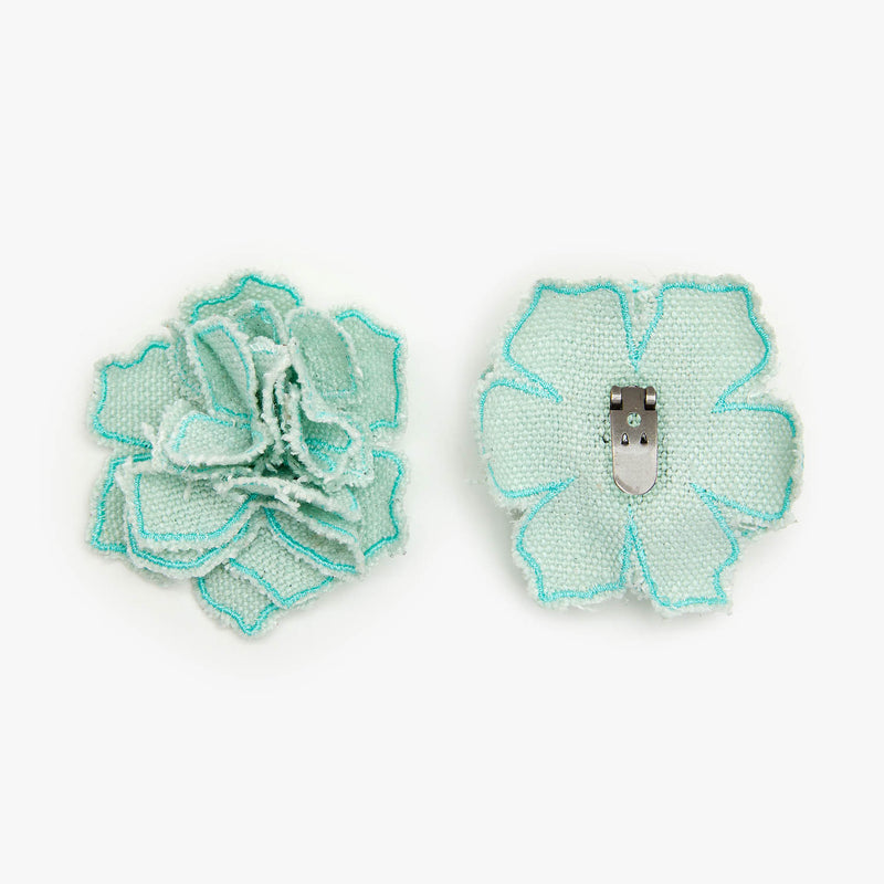 star love Accesorio flor lino Verde suave Rebajas
