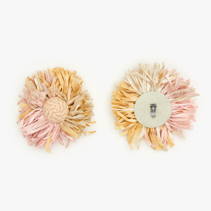 star love Accesorio flor rafia Nude En oferta