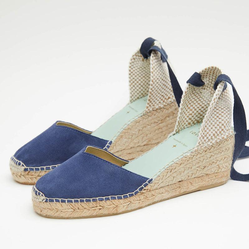 star love alpargata cuña mujer COLUMBA BALTIC cintas Rebajas de fábrica