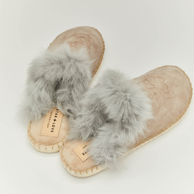 star love Zapatilla de mujer color gris Aurora91 Descuentos del mes