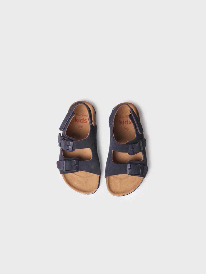 toni pons ELLIOT-QT - Sandalia BIO para niños en serraje | ELLIOT-QT Ofertas de temporada