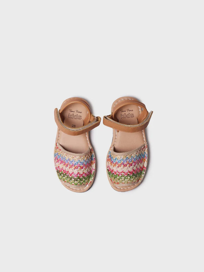 toni pons COVA-NZ - Abarca infantil en tejido multicolor con cierre de velcro | COVA-NZ Ofertas especiales