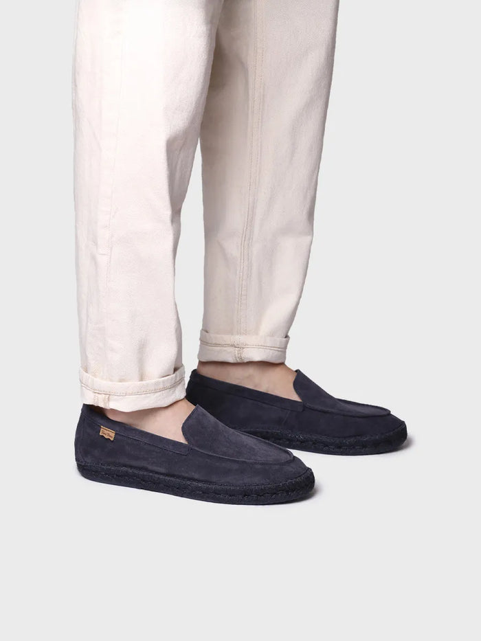 toni pons MAX - Alpargata cerrada de hombre en serraje con suela de yute | MAX Outlet