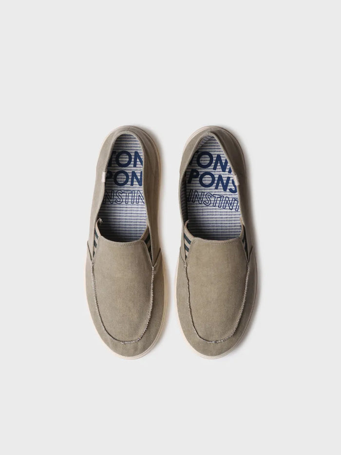 toni pons ILARI - Zapato cerrado de hombre en algodón con elásticos laterales | ILARI Venta caliente