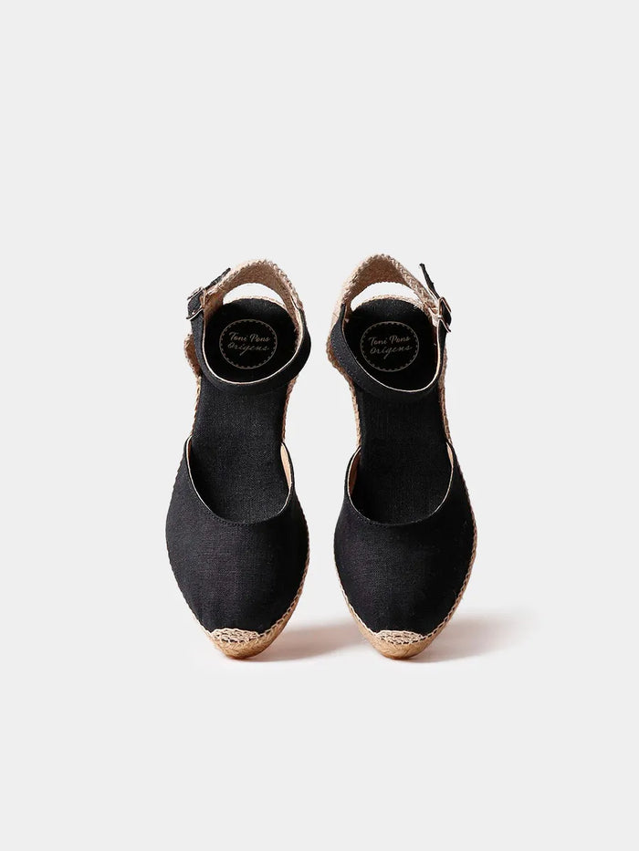 toni pons CALDES - Alpargata de cuña de yute con hebilla | CALDES Descuento por venta flash