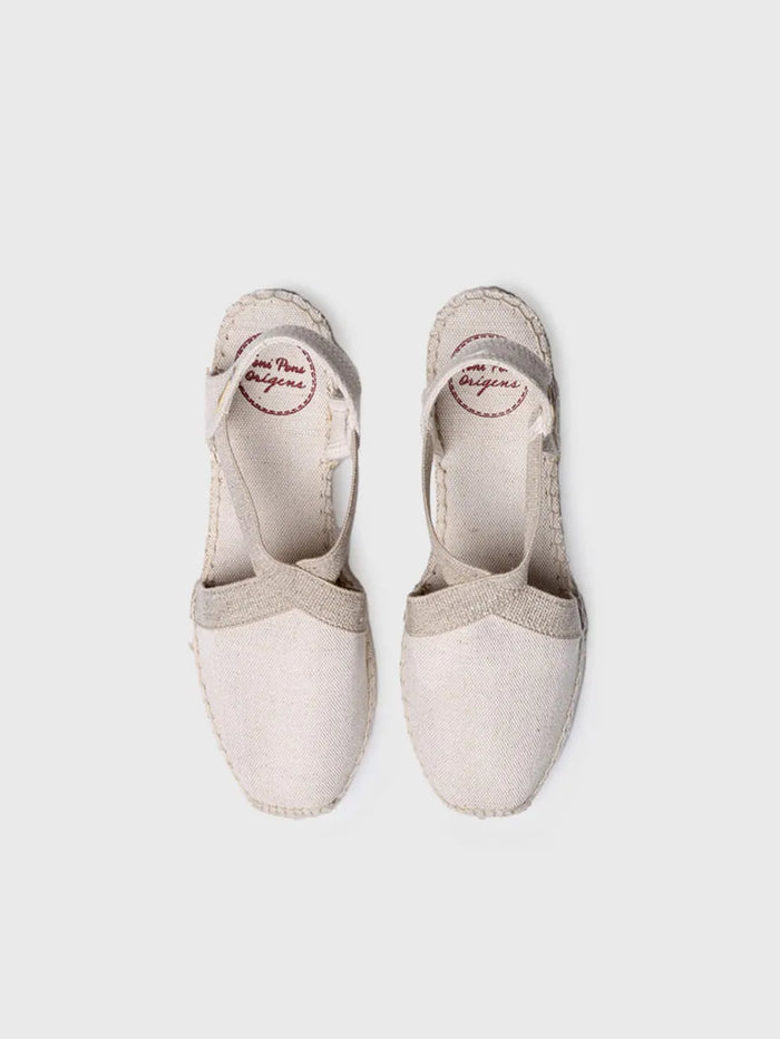 toni pons VERDI-V - Alpargata vegana plana para mujer en tejido de algodón | VERDI-V Ofertas