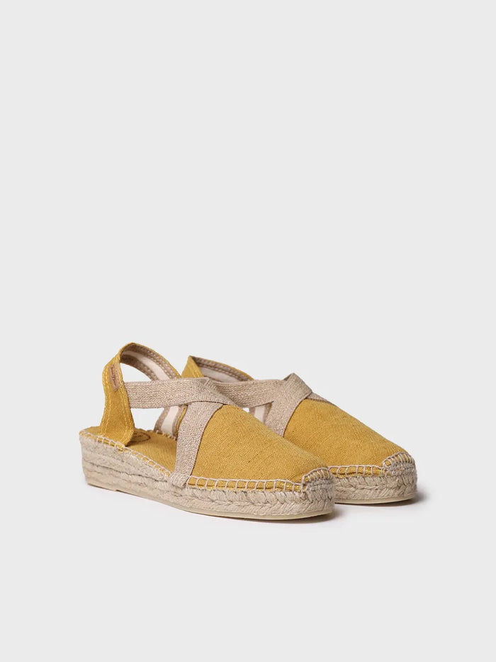 toni pons VERDI-V - Alpargata vegana plana para mujer en tejido de algodón | VERDI-V En oferta