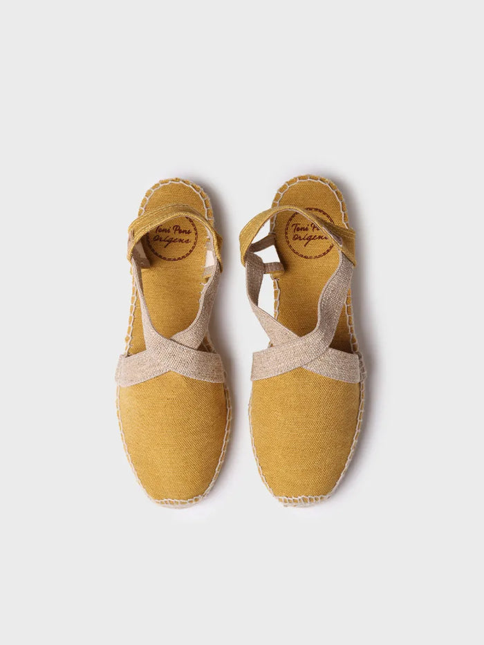 toni pons VERDI-V - Alpargata vegana plana para mujer en tejido de algodón | VERDI-V En oferta