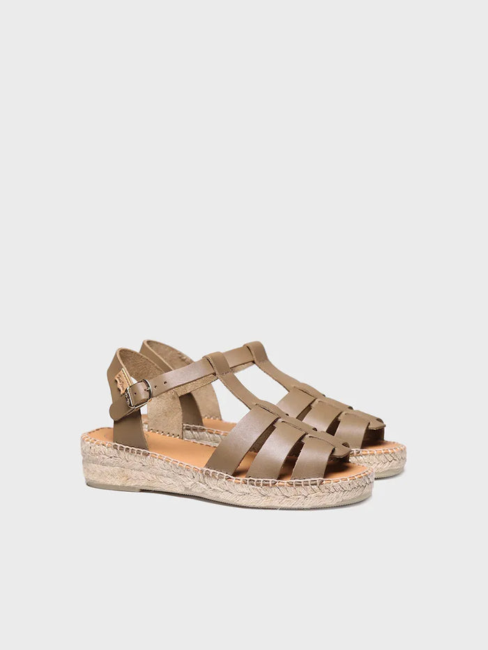 toni pons EMMA - Sandalias cangrejeras planas de mujer en piel | EMMA Rebajas online