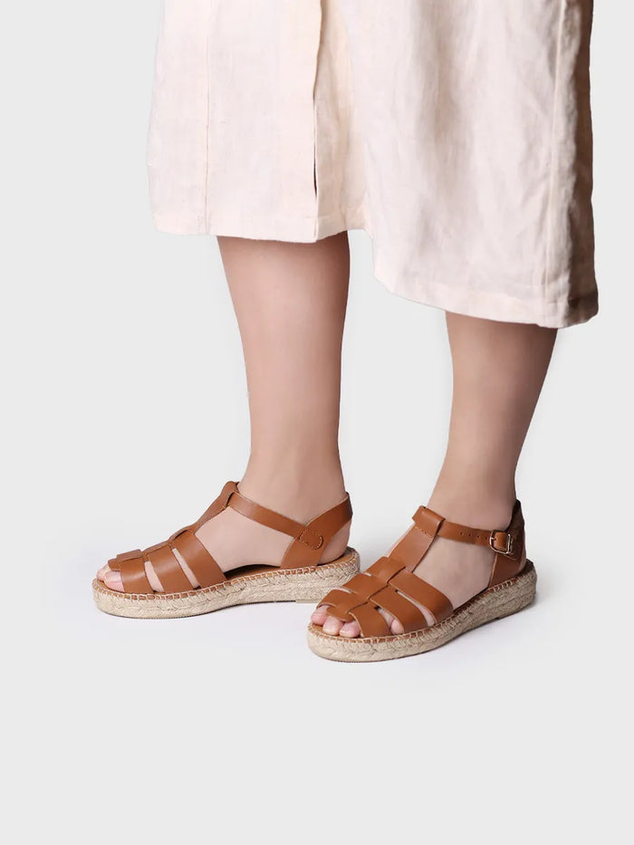 toni pons EMMA - Sandalias cangrejeras planas de mujer en piel | EMMA Rebajas top