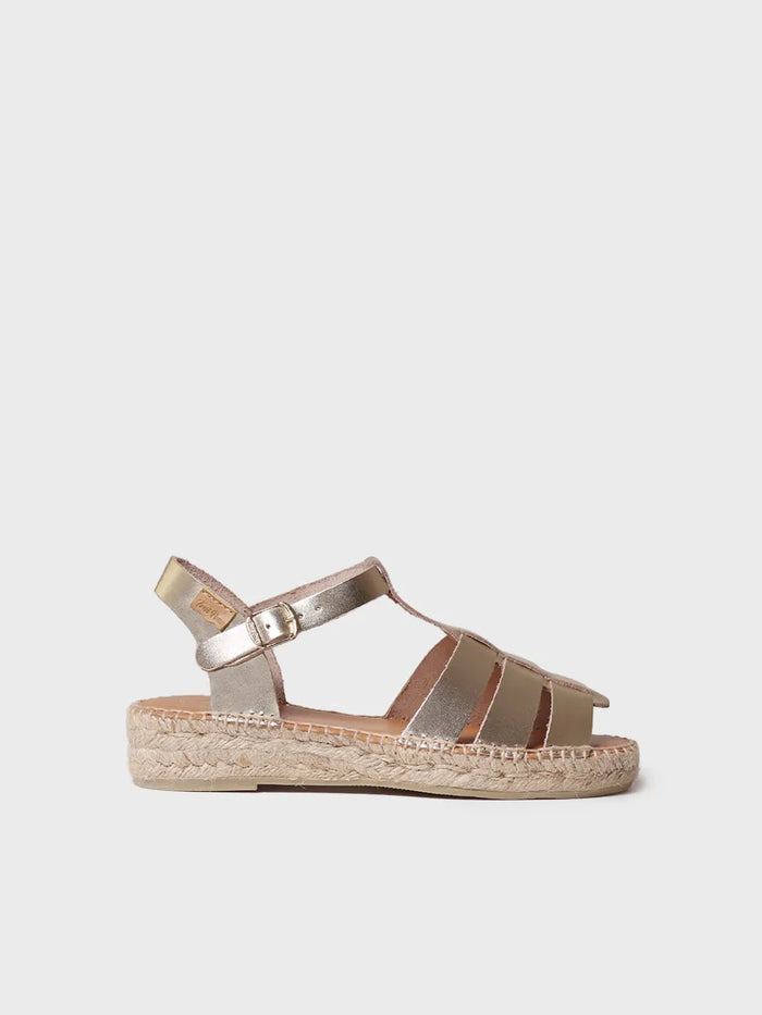 toni pons EMMA - Sandalias cangrejeras planas de mujer en piel | EMMA Envío gratis