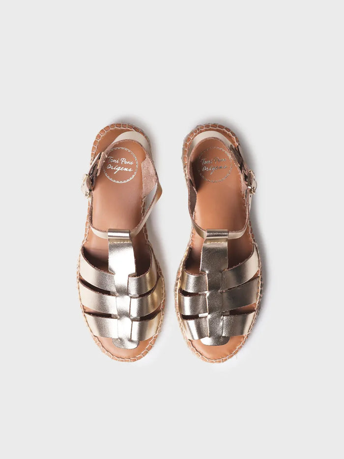 toni pons EMMA - Sandalias cangrejeras planas de mujer en piel | EMMA Envío gratis