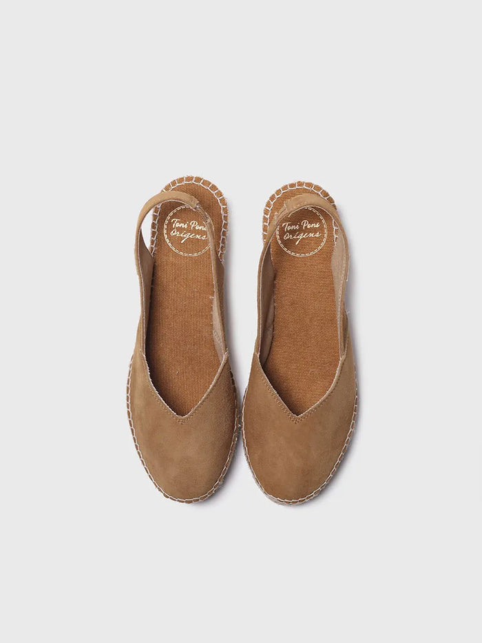 toni pons BETTY-A - Alpargata cerrada de cuña en ante para mujer | BETTY-A Precio de fábrica
