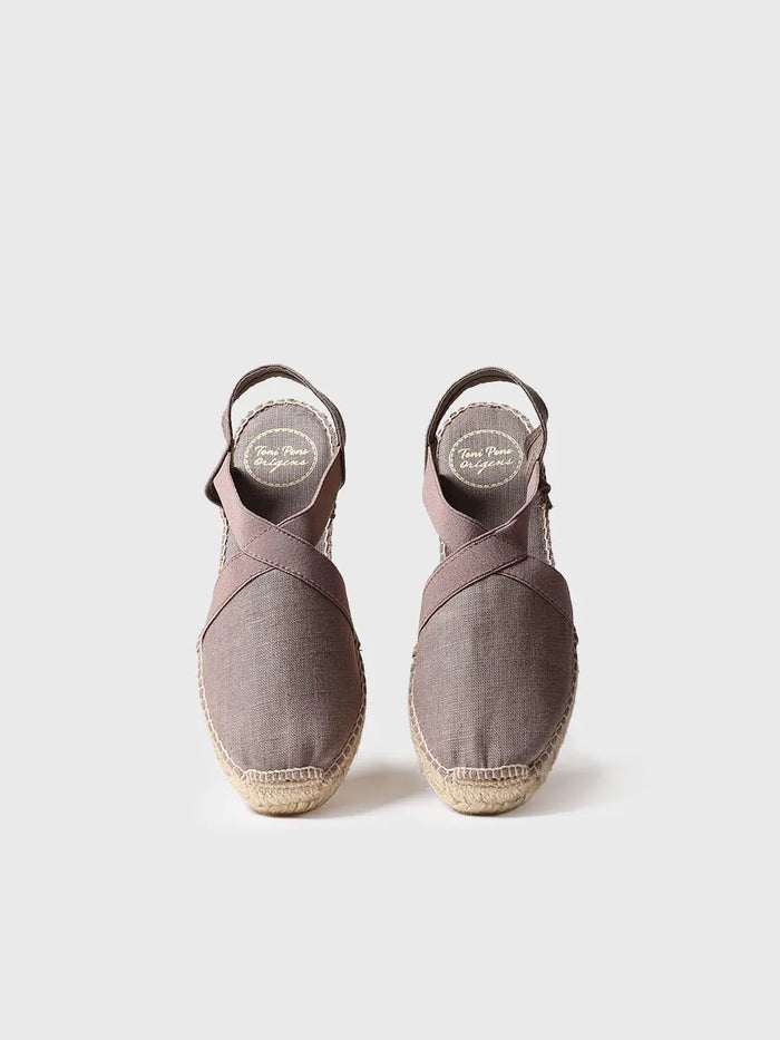 toni pons VERONA - Alpargata vegana plana para mujer con elásticos | VERONA Oferta especial de fábrica