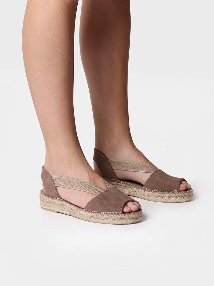 toni pons ELLA - Alpargata plana de ante para mujer | ELLA Precios de Black Friday