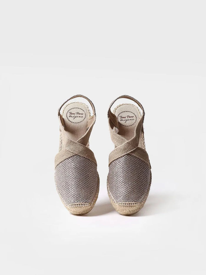 toni pons TRITON - Alpargata vegana brillante para mujer | TRITON Descuentos del mes
