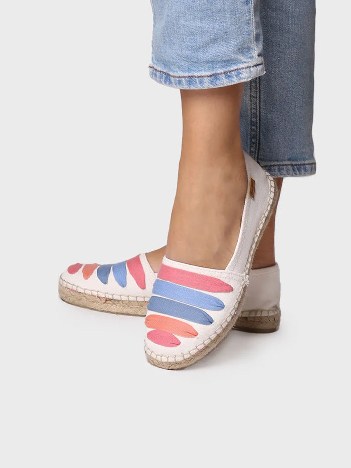 toni pons ROSE-CM - Alpargata plana con cintas para mujer | ROSE-CM Ofertas de temporada