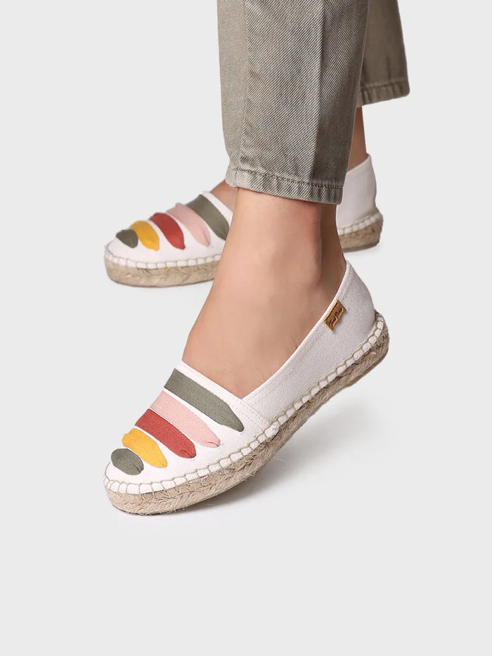 toni pons ROSE-CM - Alpargata plana con cintas para mujer | ROSE-CM Rebajas de fin de temporada