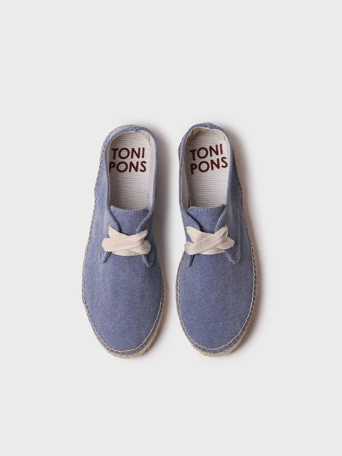toni pons ABRIL - Alpargata vegana de mujer cerrada con cordones | ABRIL Venta caliente