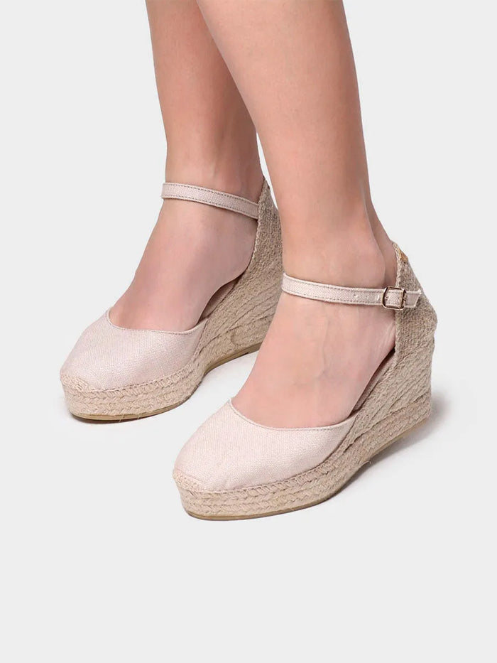 toni pons LAIA-NT - Alpargata con cuña de mujer en lino | LAIA-NT Precio de fábrica