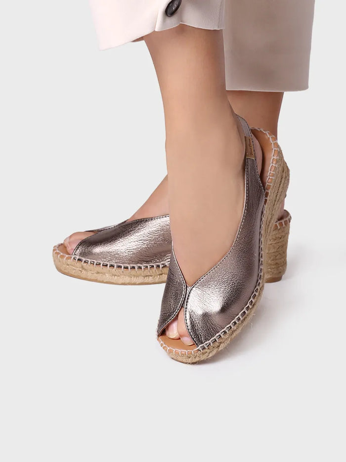 toni pons LAILA-P - Alpargata de cuña estilo peep toe | LAILA-P Grandes ahorros
