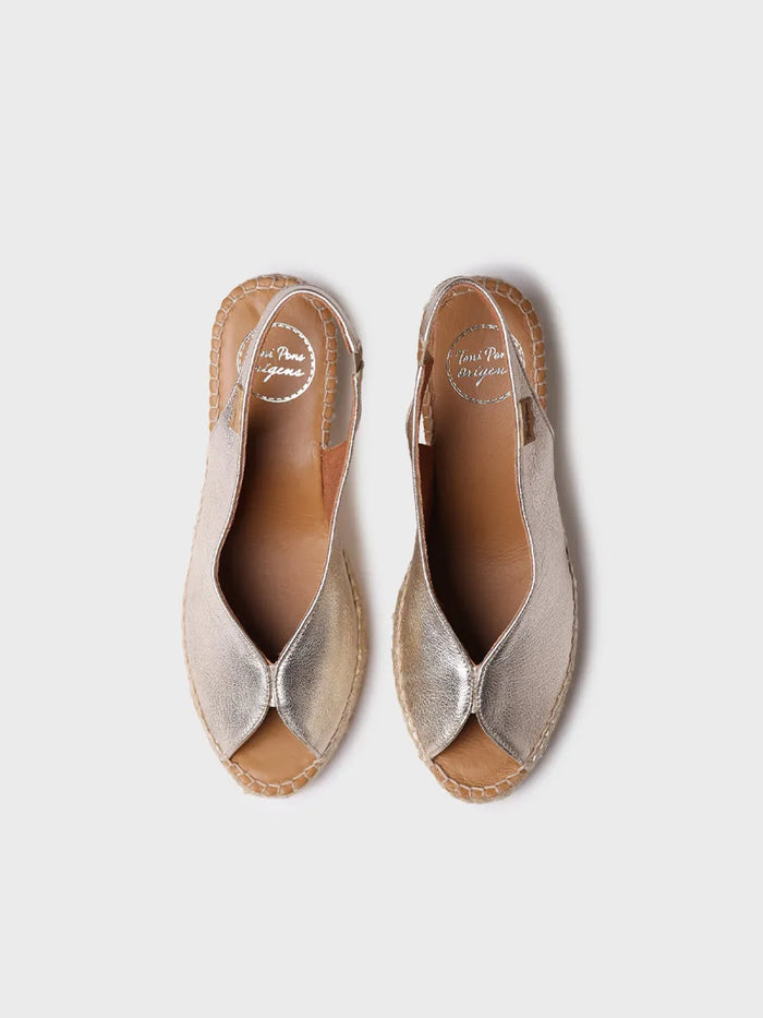 toni pons LAILA-P - Alpargata de cuña estilo peep toe | LAILA-P Precio ultrabajo