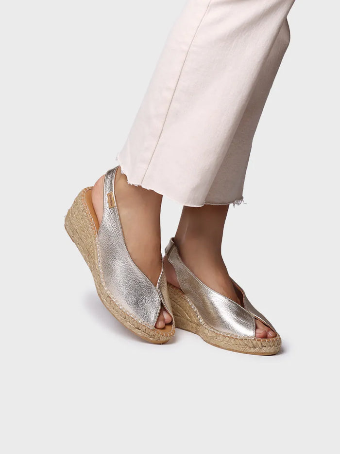 toni pons LAILA-P - Alpargata de cuña estilo peep toe | LAILA-P Precio ultrabajo