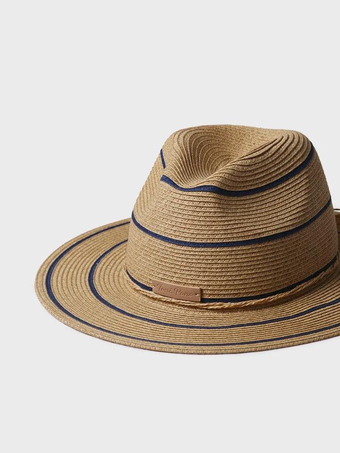 toni pons SABRINA - Sombrero de paja tipo Panamá con rayas | SABRINA Rebajas de fábrica