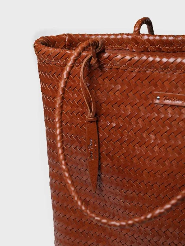 toni pons SIMONA - Bolso shopper en cuero trenzado con bolsillo interior | SIMONA Mejor oferta