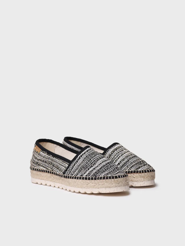 toni pons ALMA-CL - Alpargata plana de mujer en tejido con purpurina | ALMA-CL Rebajas top