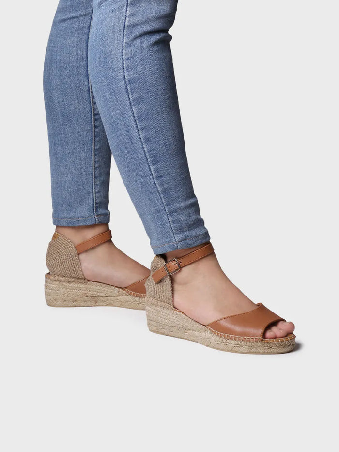 toni pons BRIELLA-P - Alpargata abierta de mujer con cuña baja | BRIELLA-P Oferta especial de fábrica