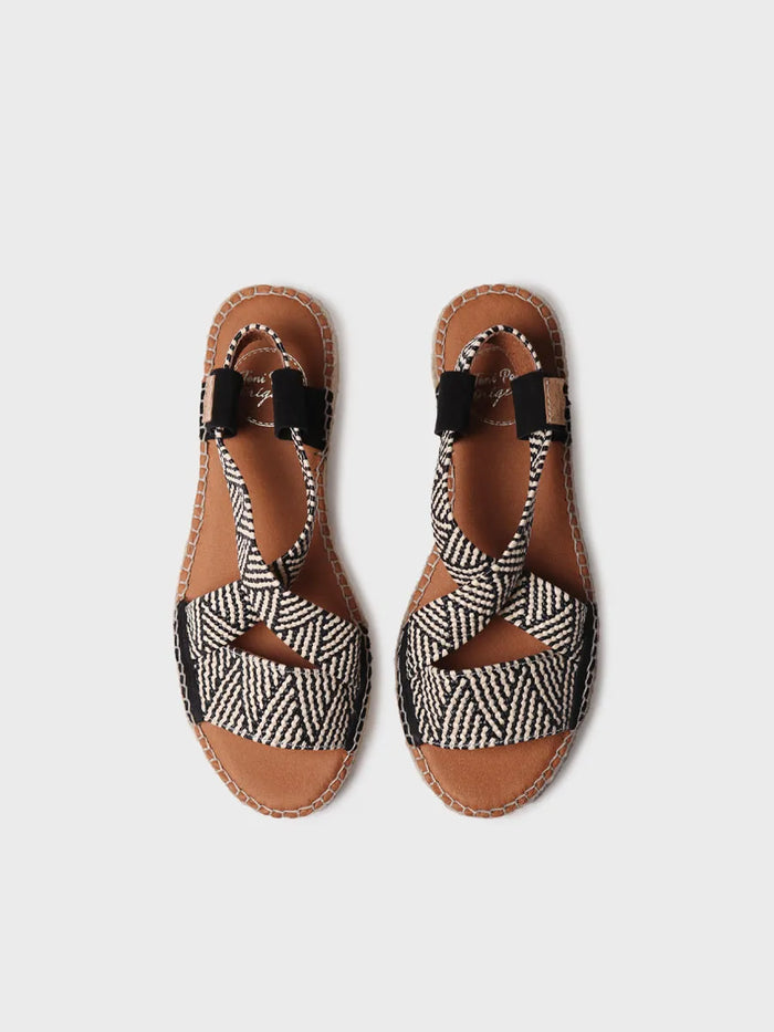 toni pons ELIANA - Alpargata abierta de mujer con elásticos multicolor | ELIANA Tienda de fábrica