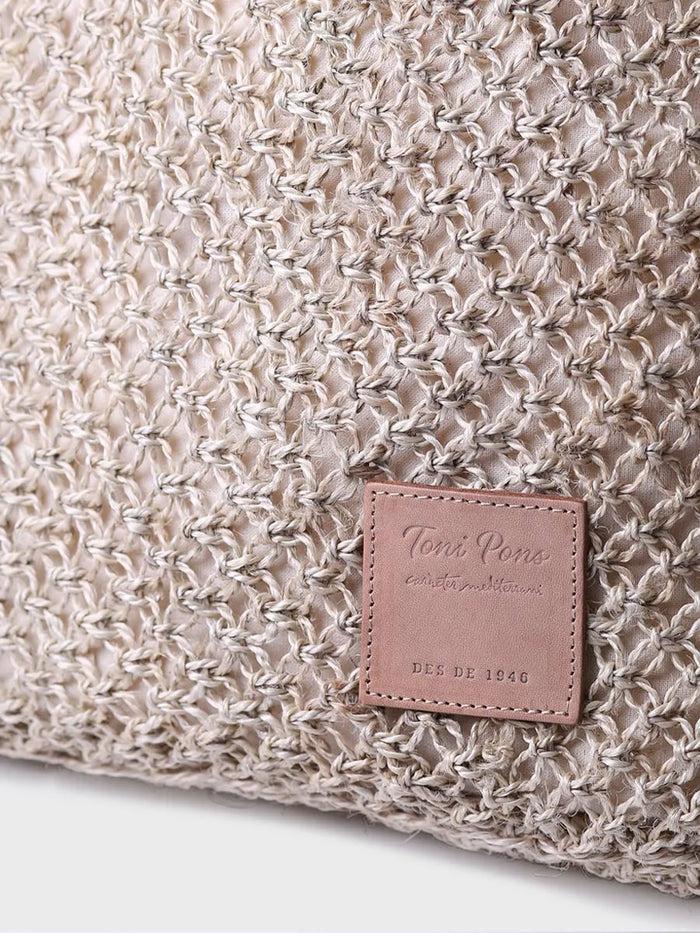 toni pons GANGES - Bolso shopper de mujer en trenza de yute | GANGES Libre de impuestos