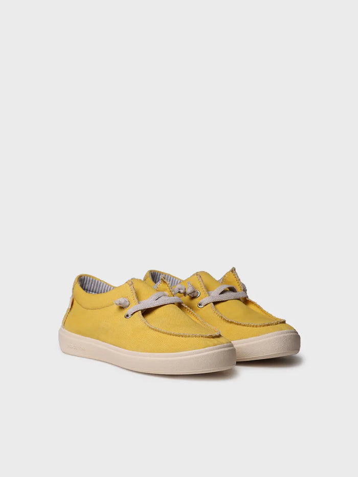 toni pons IRELIA - Zapato de mujer en algodón con cordones elásticos | IRELIA Ofertas especiales