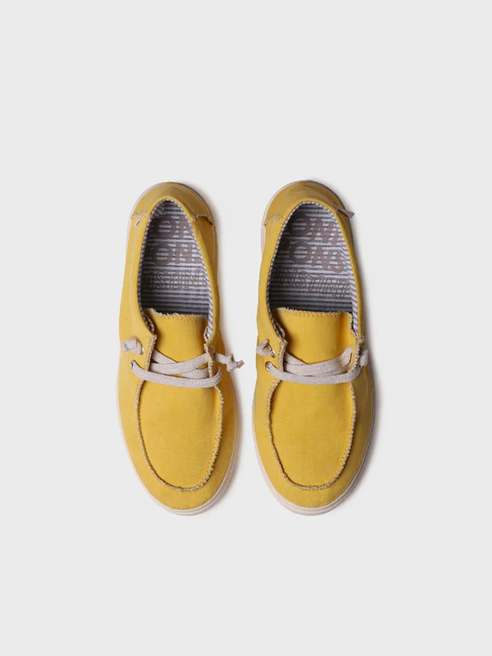 toni pons IRELIA - Zapato de mujer en algodón con cordones elásticos | IRELIA Ofertas especiales