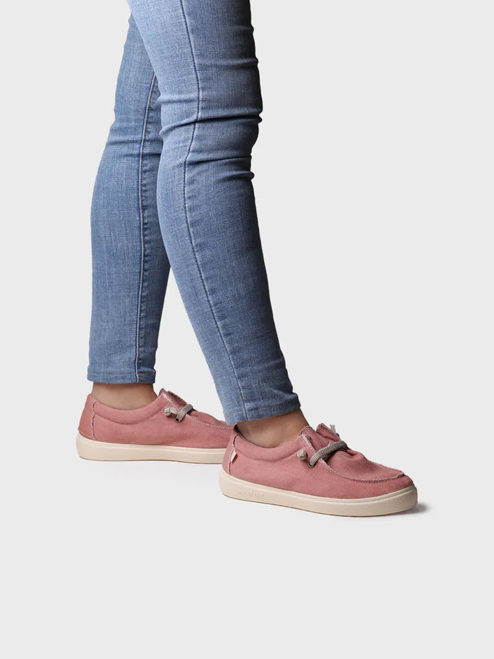 toni pons IRELIA - Zapato de mujer en algodón con cordones elásticos | IRELIA Grandes ahorros