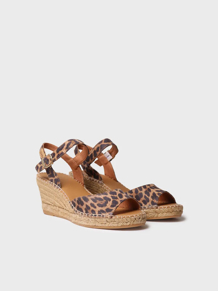toni pons SIA-P - Alpargata de cuña para mujer en piel | SIA-P Ofertas