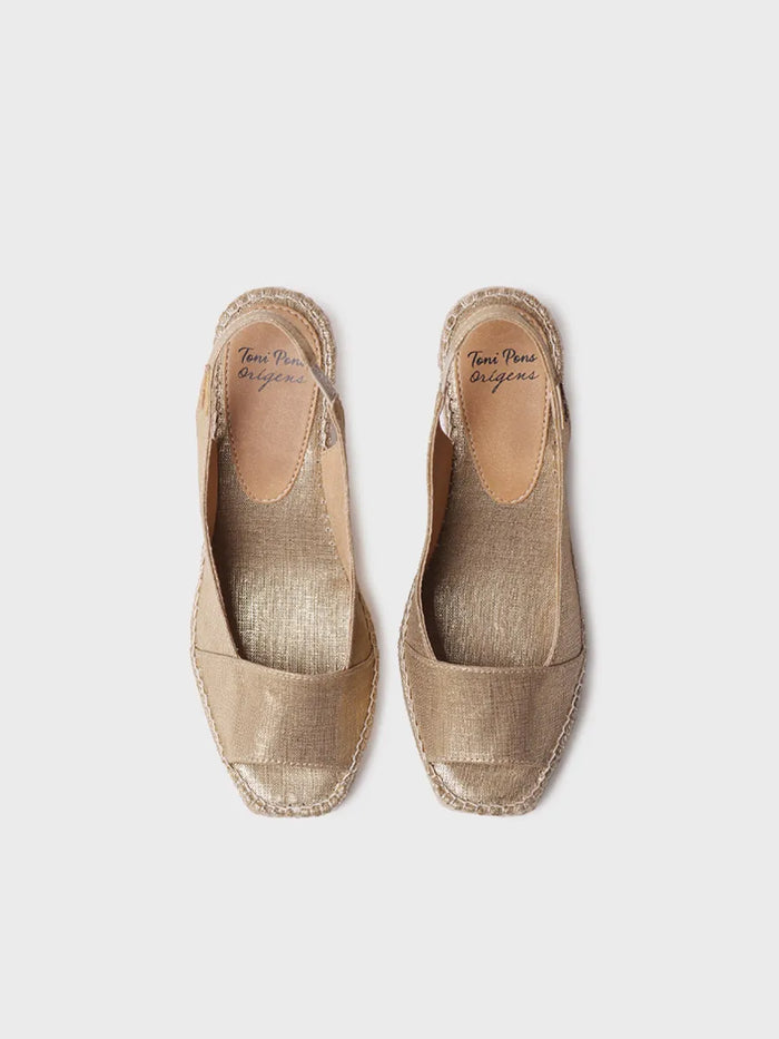 toni pons FIORE - Alpargata de cuña de mujer en yute tintado | FIORE Mejor oferta