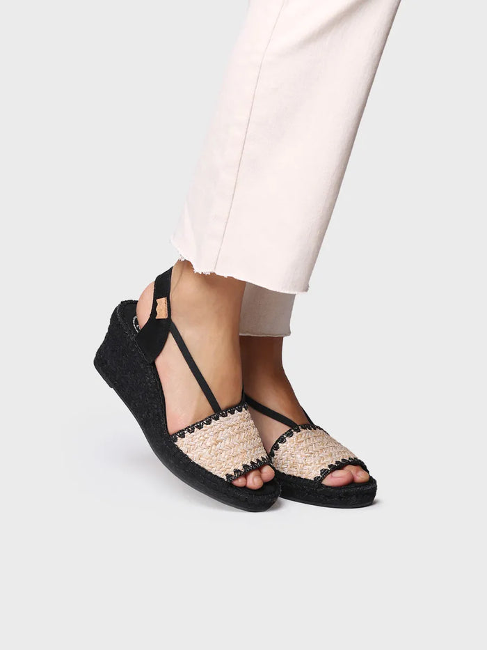 toni pons SELVA-IP - Alpargata de mujer en tejido trenzado con cuña tintada | SELVA-IP Tienda de fábrica