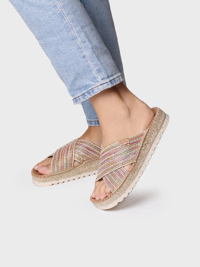toni pons BALI-CL - Sandalia plana con tiras cruzadas | BALI-CL Última moda
