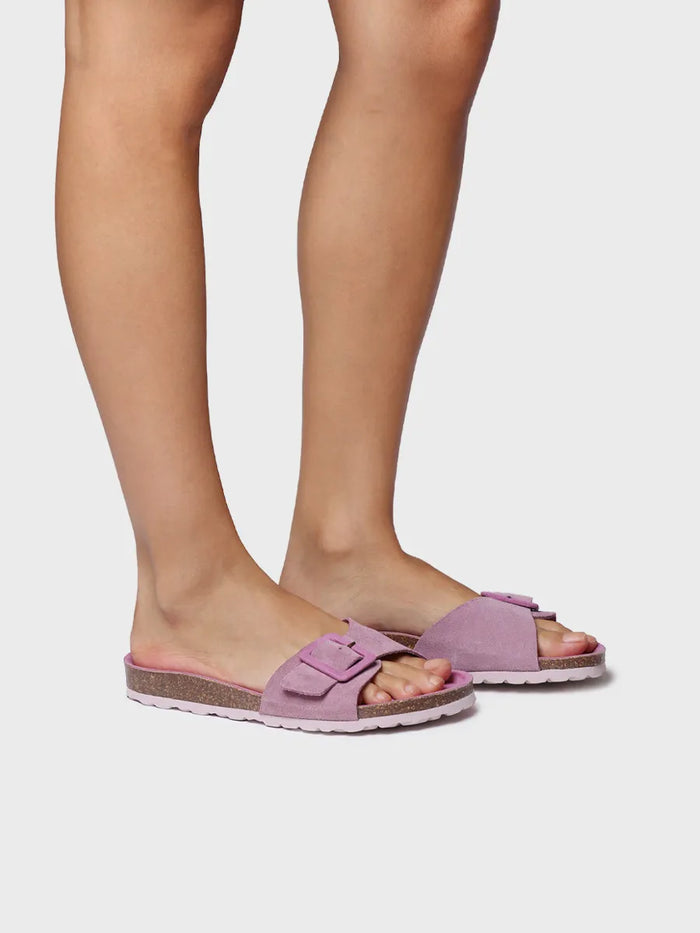 toni pons GLIDE-QT - Sandalia BIO de mujer con hebilla y suela de corcho | GLIDE-QT Ventas relámpago