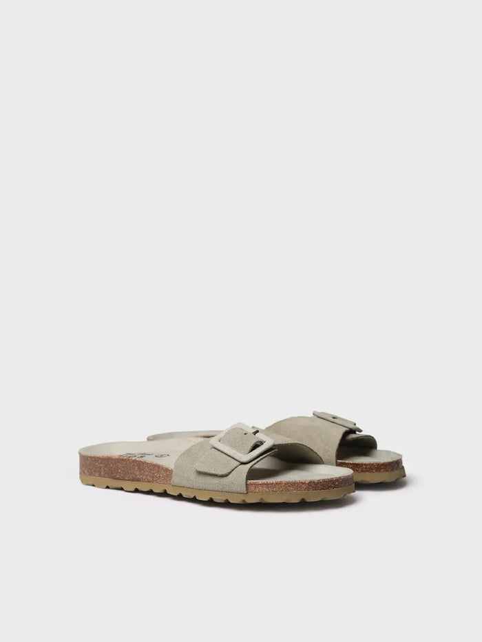 toni pons GLIDE-QT - Sandalia BIO de mujer con hebilla y suela de corcho | GLIDE-QT Descuento