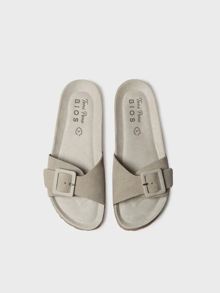 toni pons GLIDE-QT - Sandalia BIO de mujer con hebilla y suela de corcho | GLIDE-QT Descuento