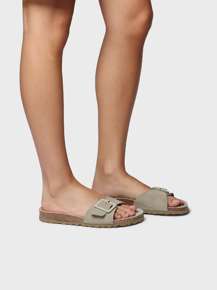 toni pons GLIDE-QT - Sandalia BIO de mujer con hebilla y suela de corcho | GLIDE-QT Descuento