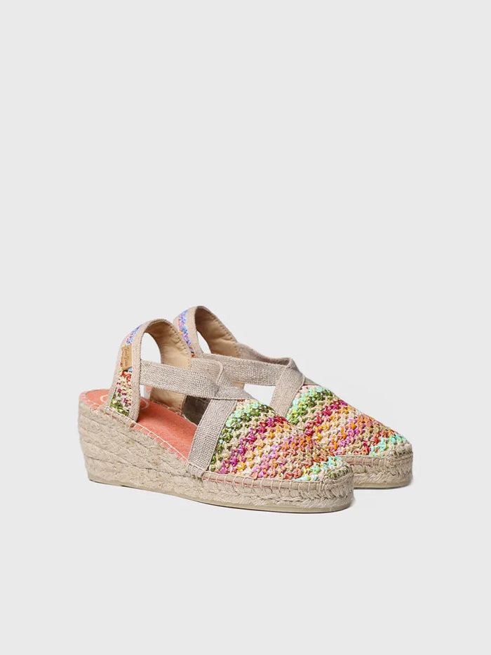 toni pons TERRA-NZ - Alpargata vegana en rafia multicolor | TERRA-NZ Oferta especial