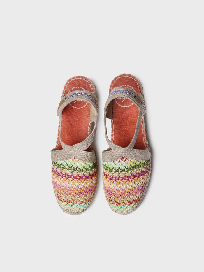 toni pons TERRA-NZ - Alpargata vegana en rafia multicolor | TERRA-NZ Oferta especial