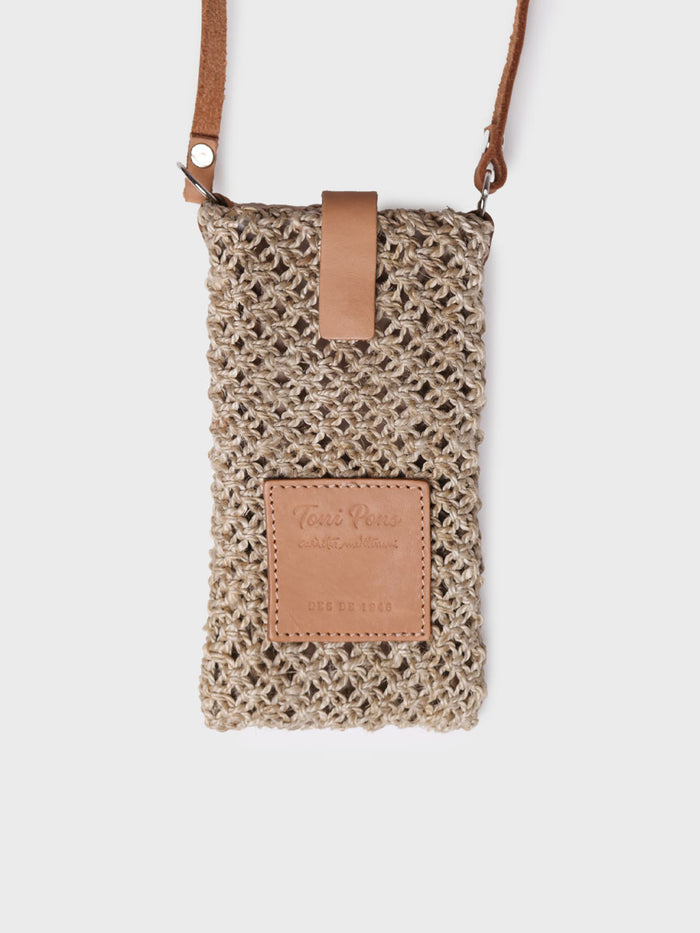 toni pons GINETH - Bolsa de yute para el móvil | GINETH Ahorra y exporta