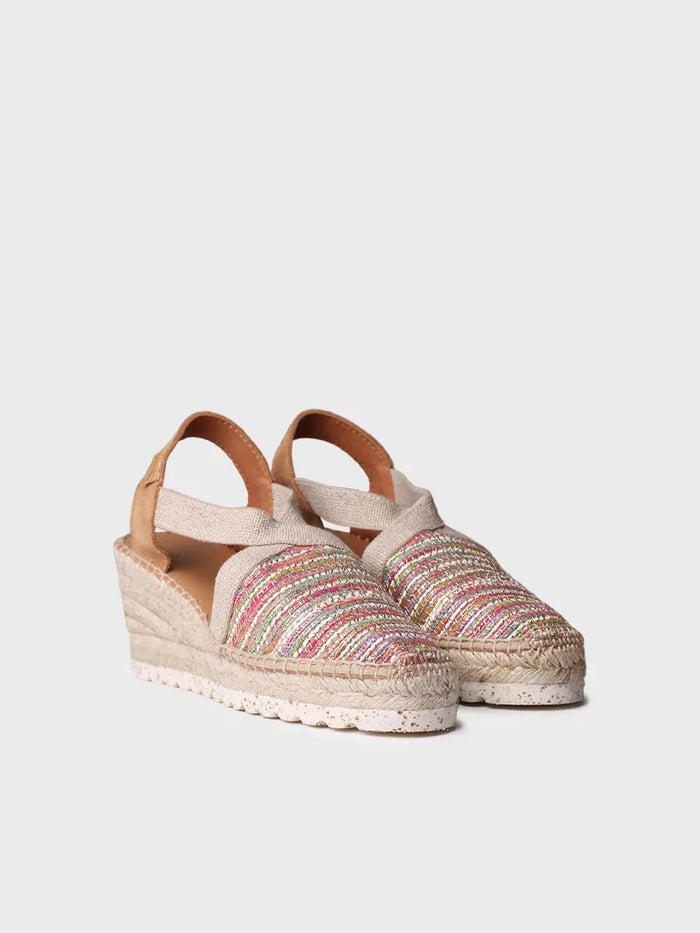 toni pons TERRA-CL - Alpargata de cuña media en tejido multicolor | TERRA-CL Rebajas online